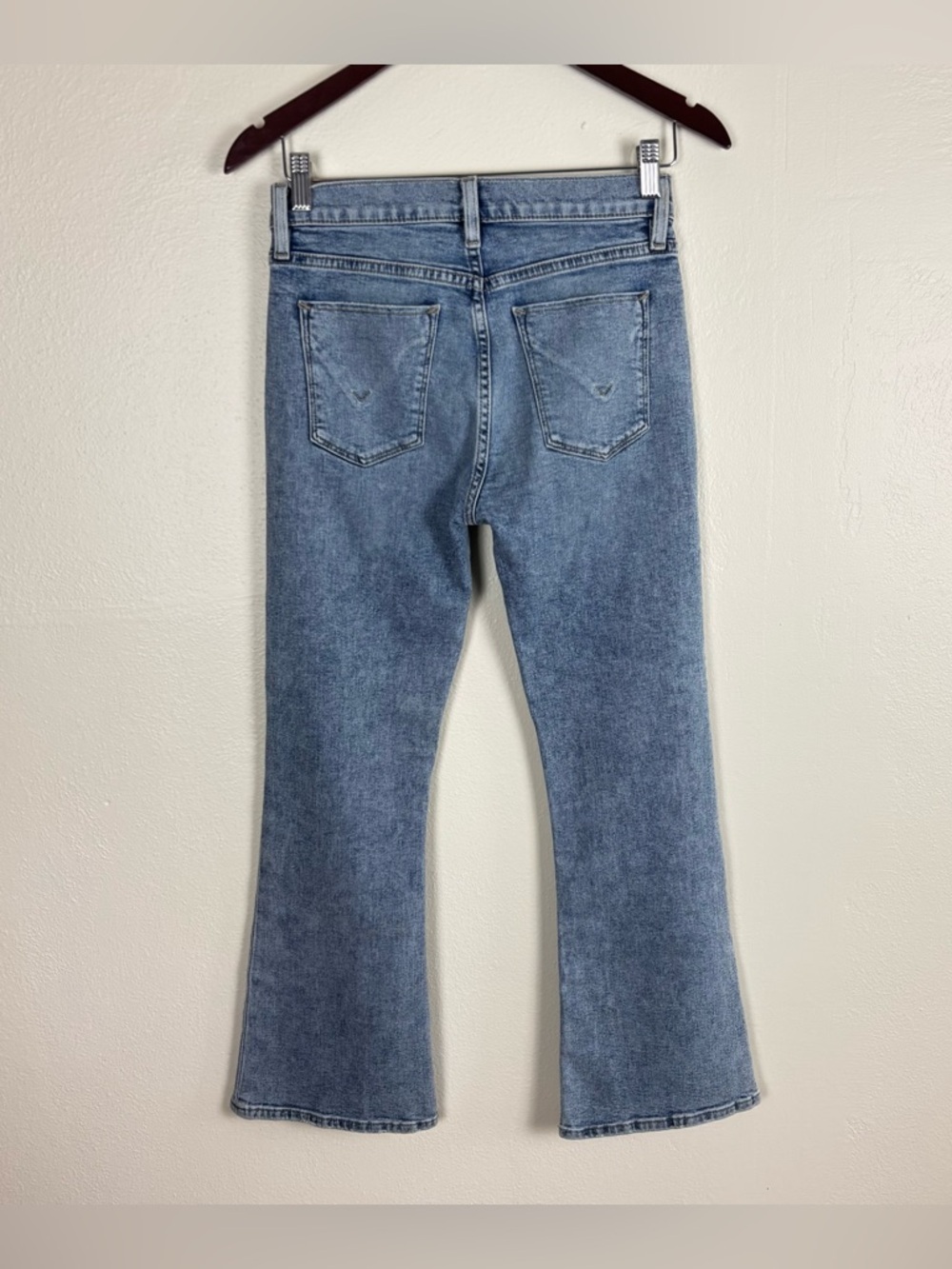 Hudson Barbara High Rise Bootcut Crop Jean Size 26 In Light Indigo Prism Blue - Picture 6 of 8